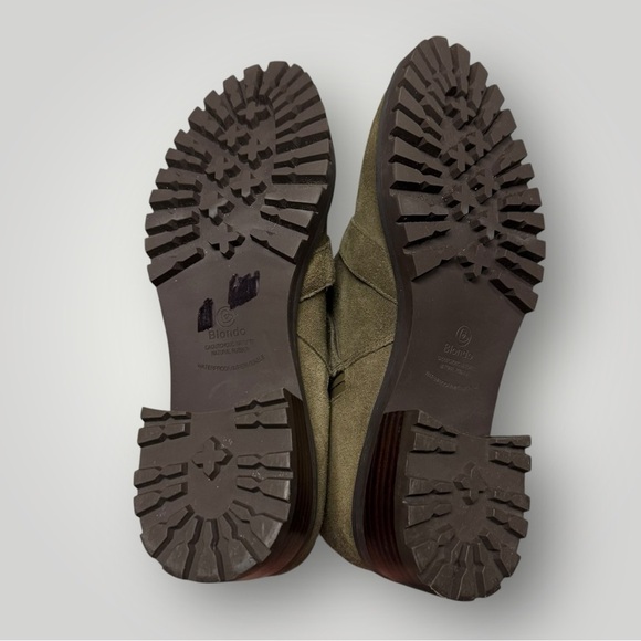 BLONDO Verity Waterproof Boot Suede Olive Green Size 8.5 M B7307 DD332 - Picture 11 of 13